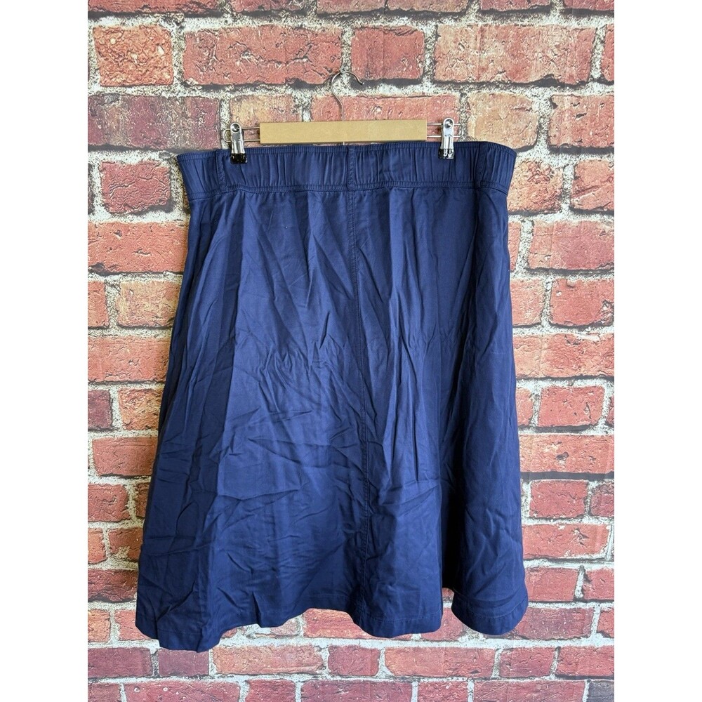 Lane Bryant Womens Blue Maxi A-line Skirt Size 18/20 NWT